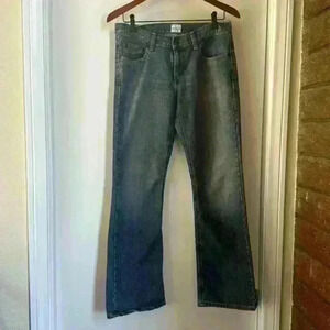 Calvin Klein Y2K Bootcut Jeans Juniors Size 5 Faded Blue Denim